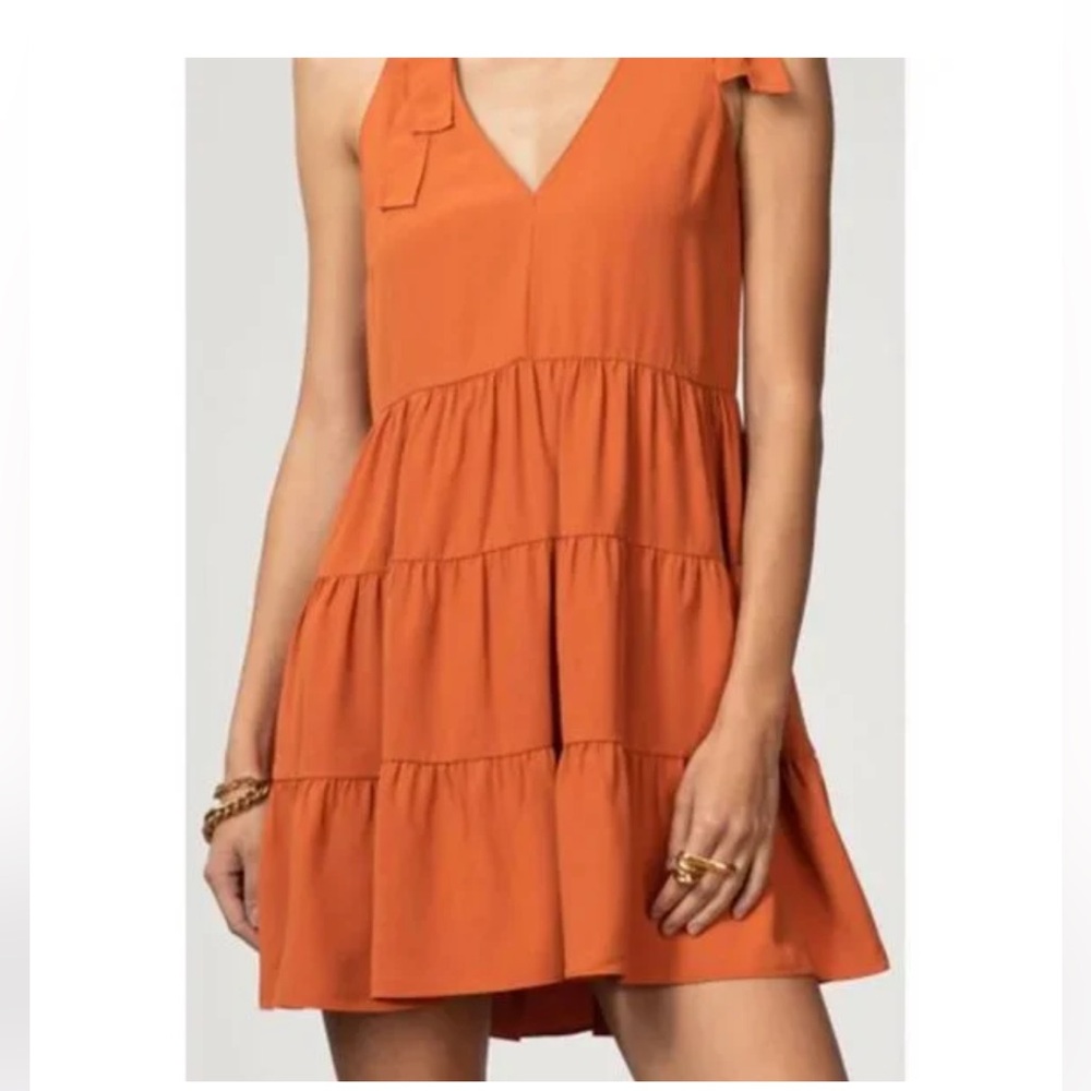 Amanda Uprichard Pruitt Dress in Ginger